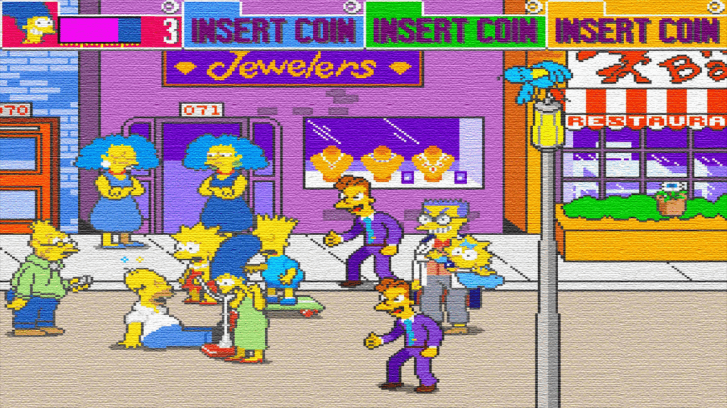 The Simpsons Arcade Game